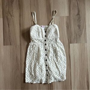 lace cream dress